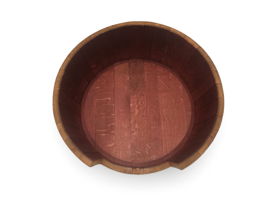 Round Half Barrel Dog Bed