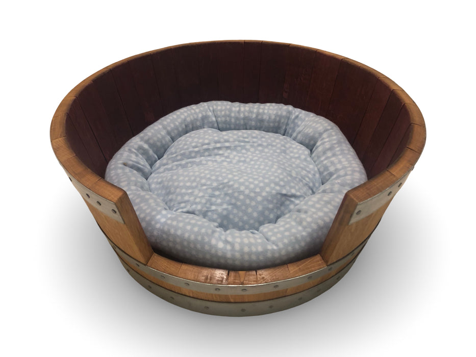 Round Half Barrel Dog Bed