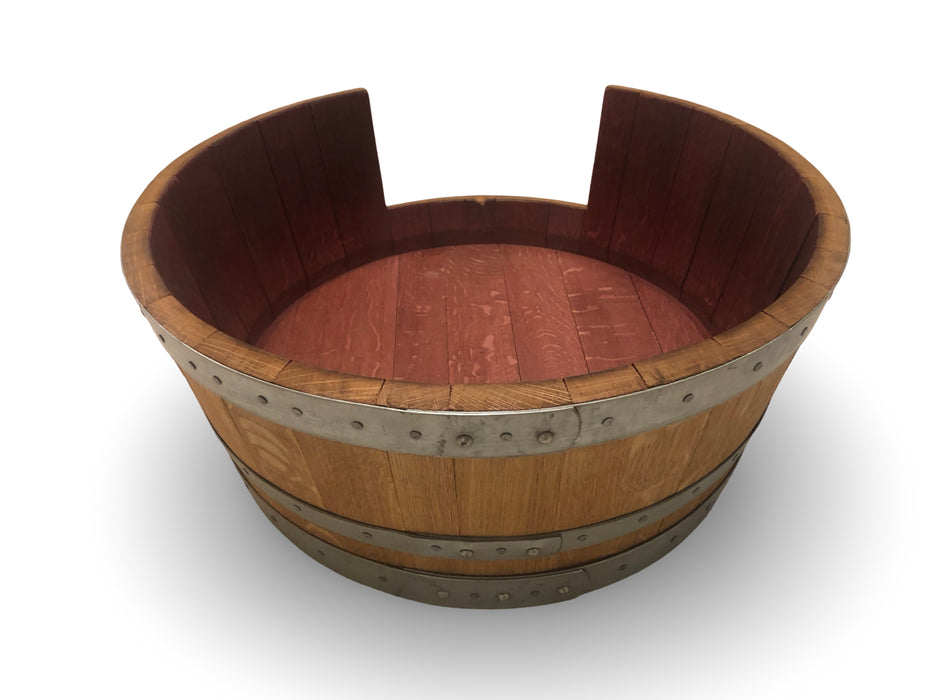 Round Half Barrel Dog Bed