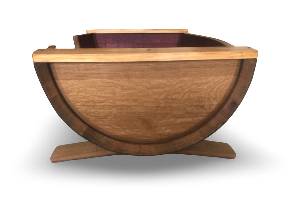 Large Half Barrel Dog Bed