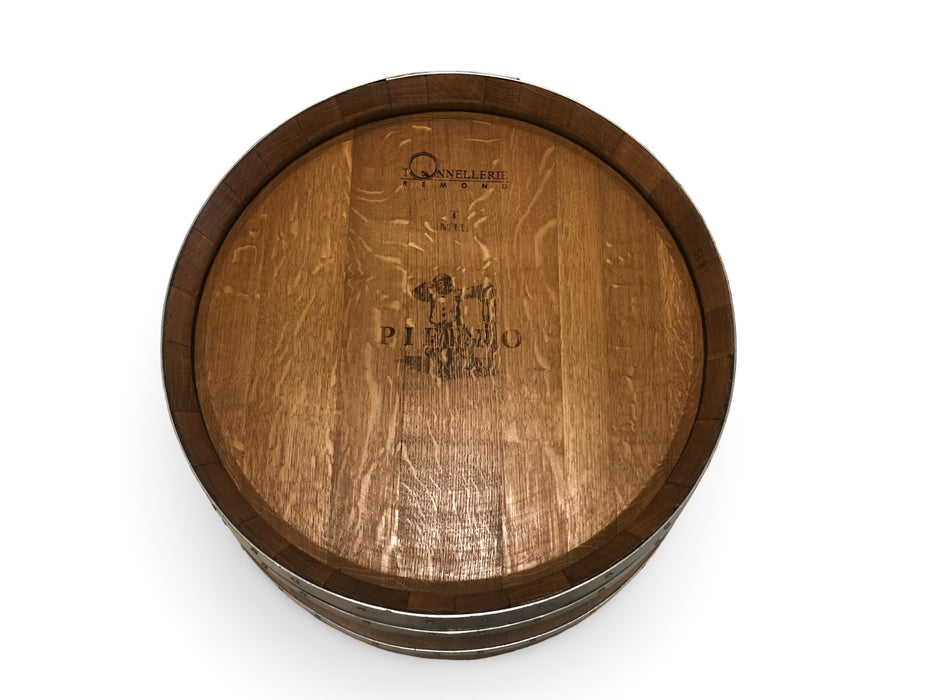Round Half Barrel Coffee Table