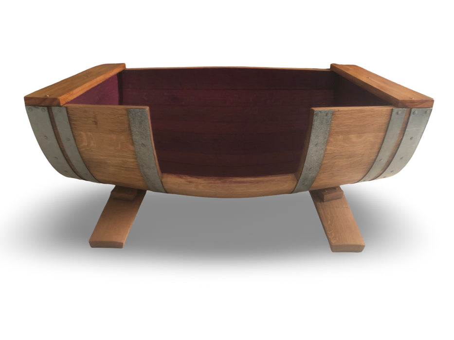 Large Half Barrel Dog Bed