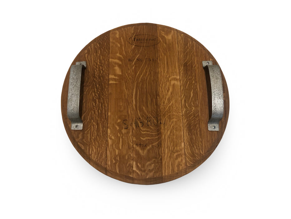 Round Barrel Head Serving Platter