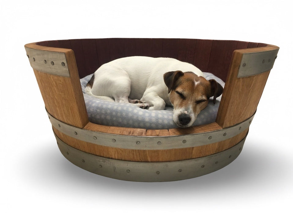Round Half Barrel Pet Bed