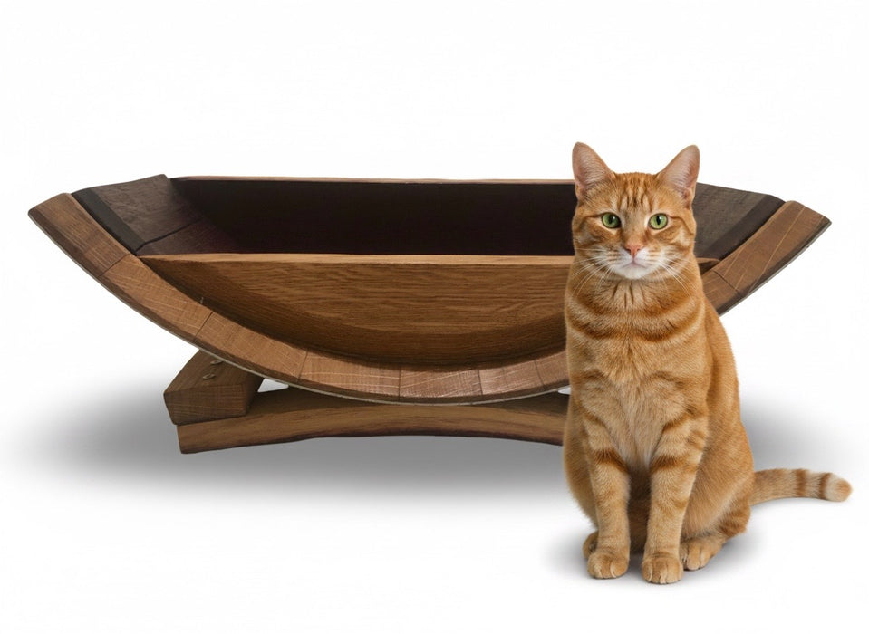Quarter Barrel Pet Bed