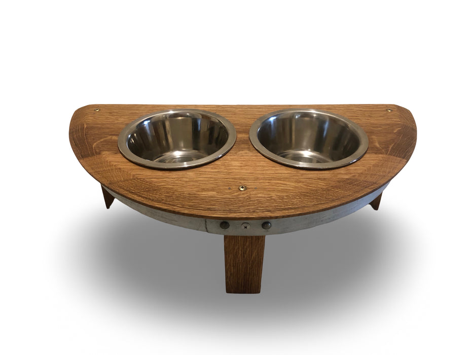 Half Barrel Head Small Pet Feeder