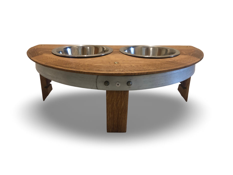 Half Barrel Head Small Pet Feeder