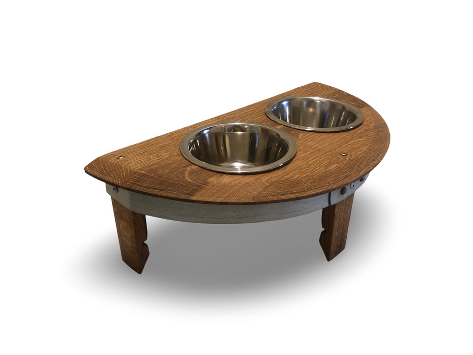 Half Barrel Head Small Pet Feeder