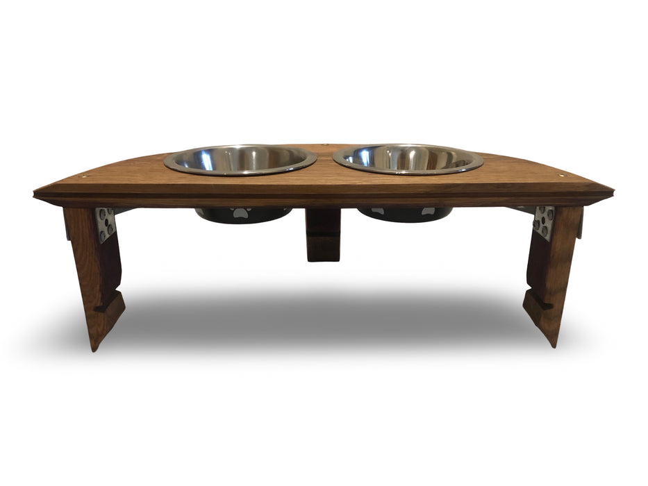 Half Barrel Head Small Pet Feeder