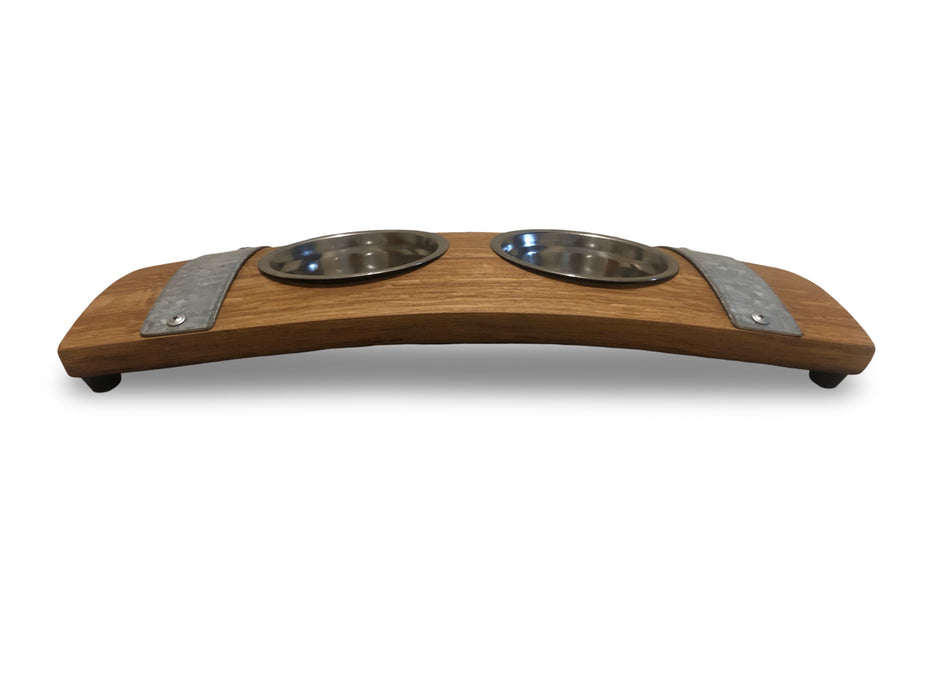 Barrel Stave Very Small Pet Feeder