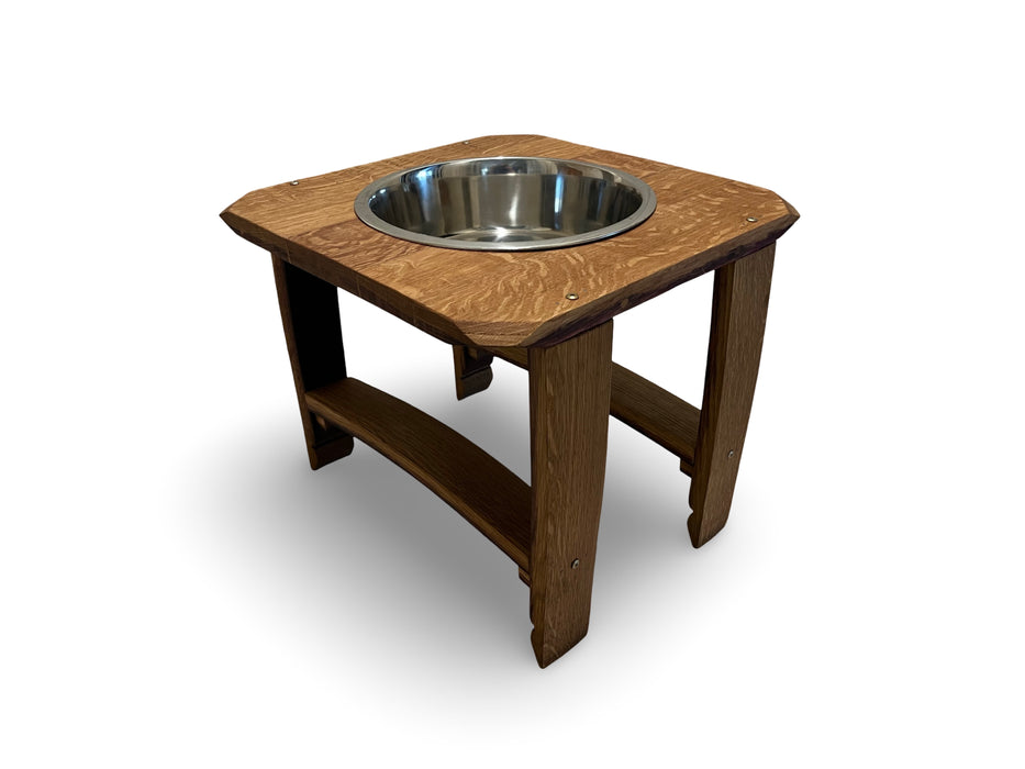 Square Barrel Head Large Pet Feeder