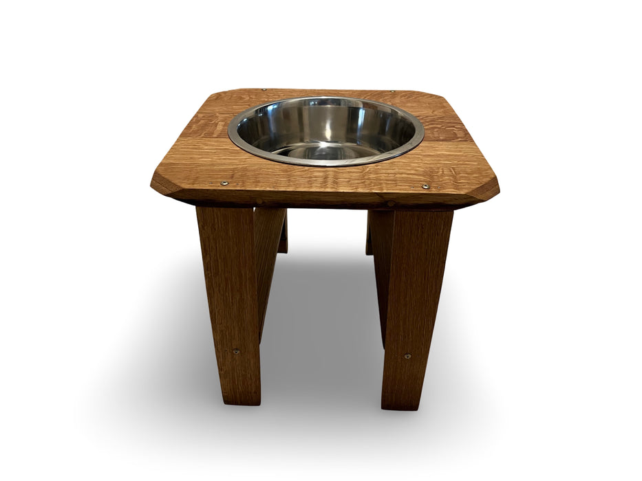 Square Barrel Head Large Pet Feeder