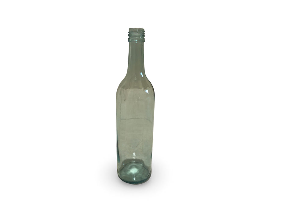Clear Wine Bottle Vase