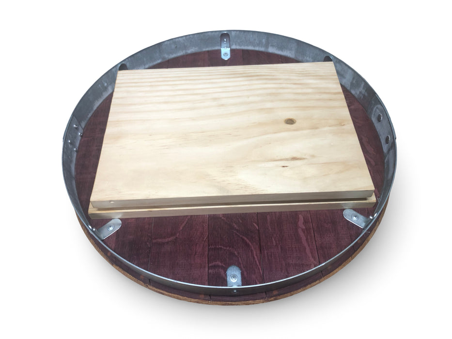 Round Barrel Head Lazy Susan