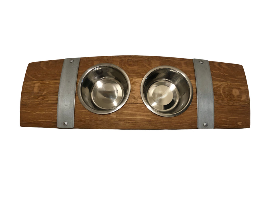 Barrel Stave Small Pet Feeder