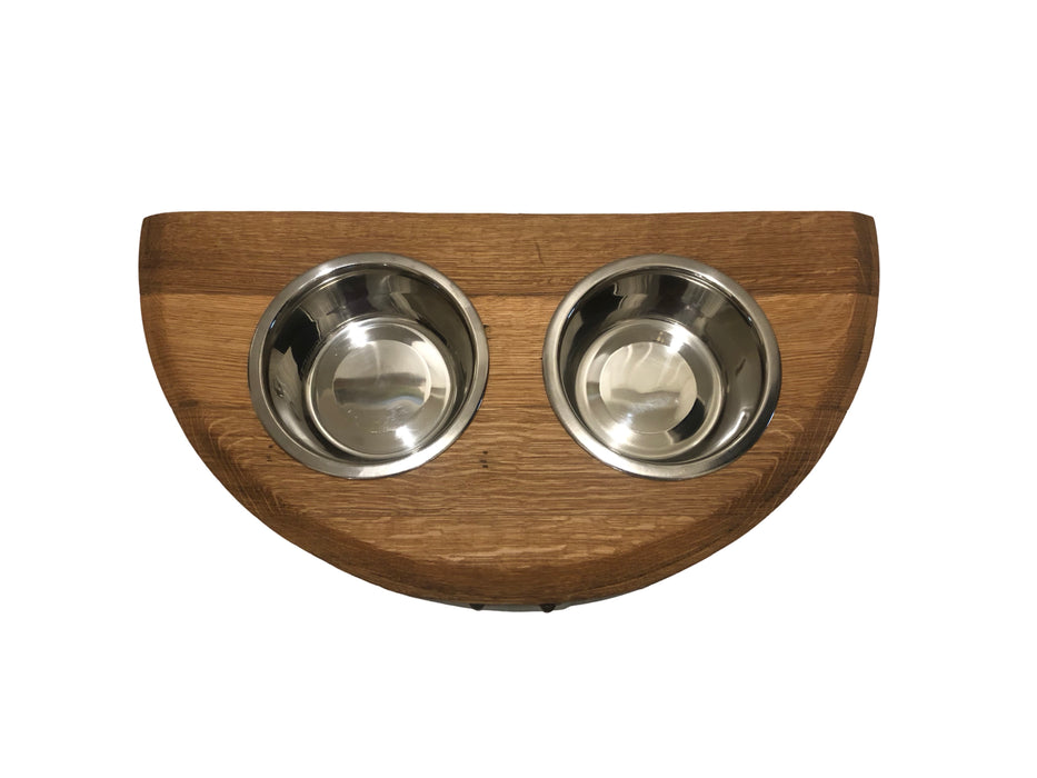 Half Barrel Head Medium Pet Feeder