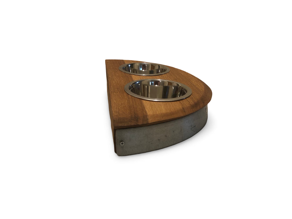 Half Barrel Head Medium Pet Feeder