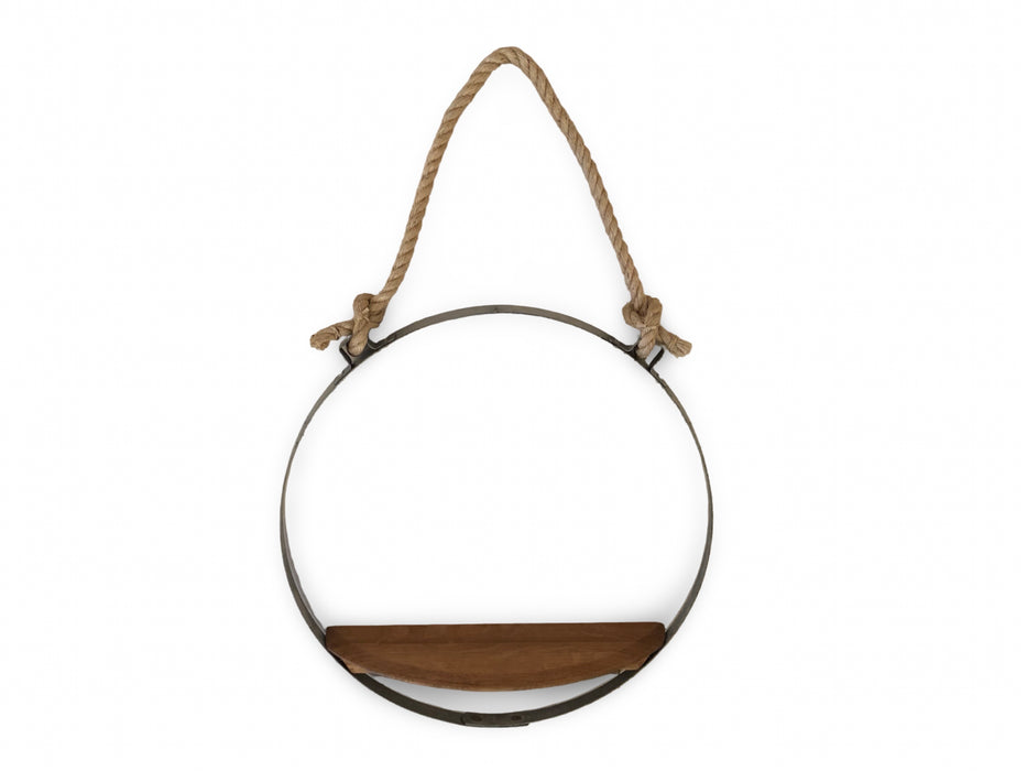 Barrel Hoop With Barrel Head Shelf