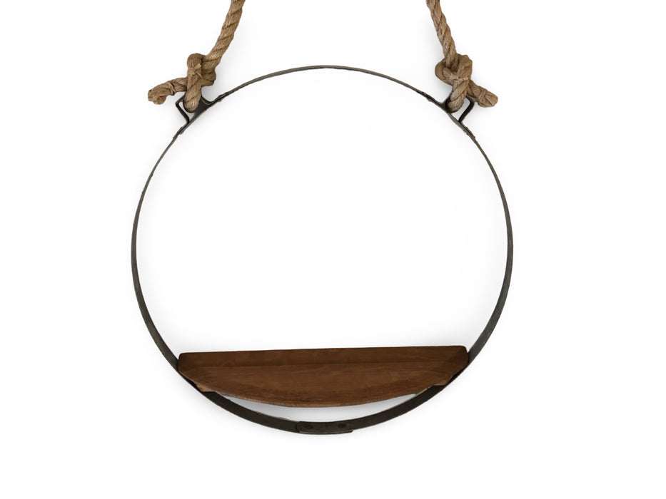 Barrel Hoop With Barrel Head Shelf